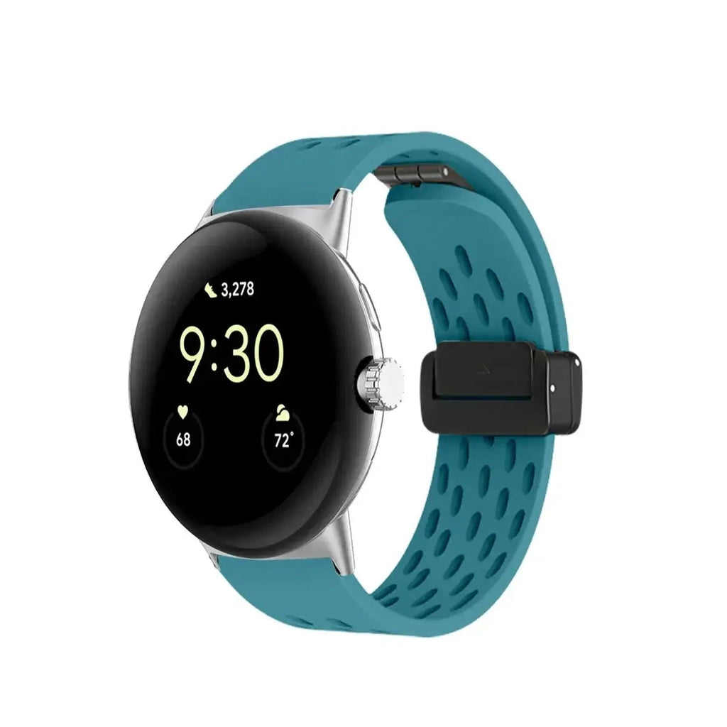 Google Pixel Silicone Band - Breathable With Magnetic Clasp BandsCo Straps