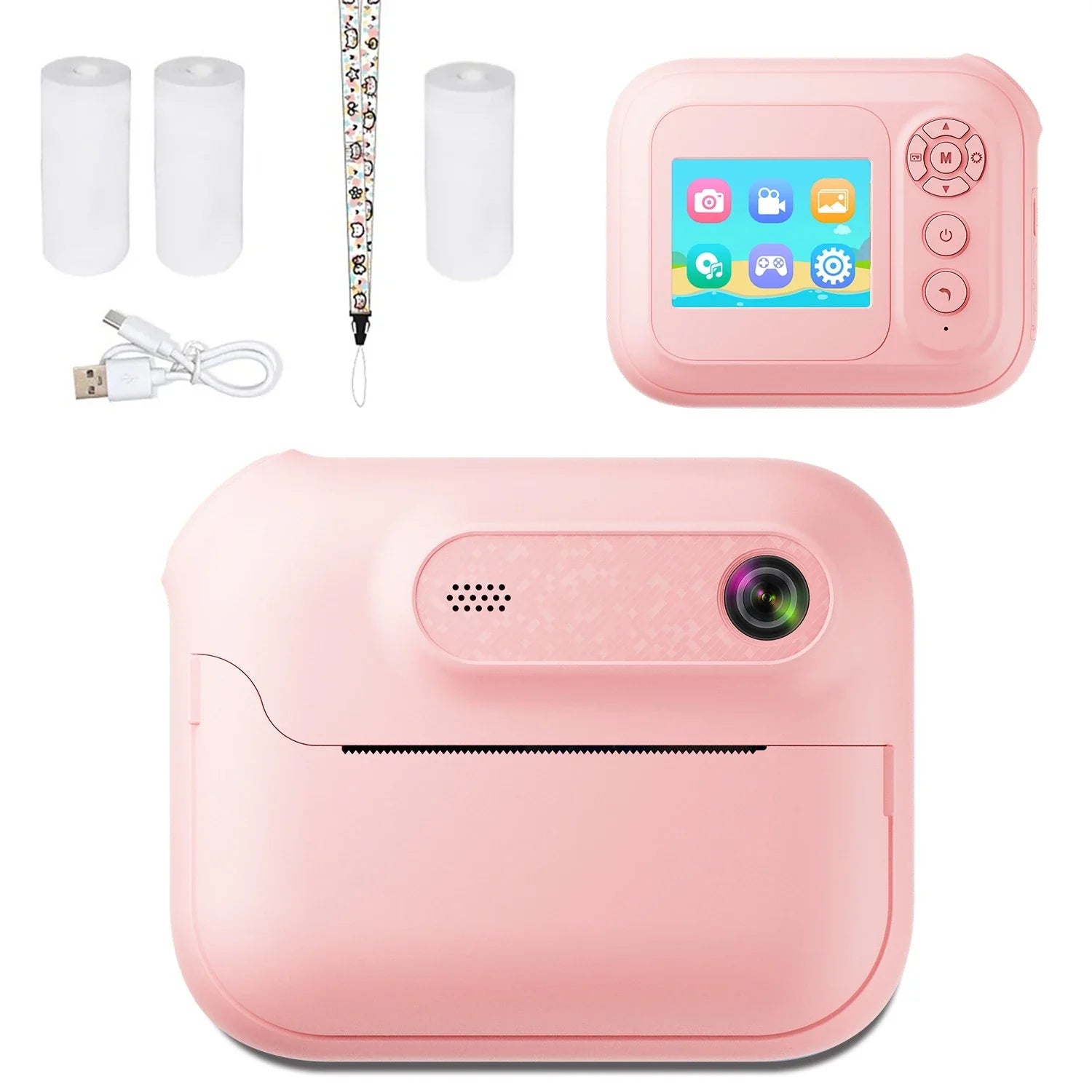 S8 Instant Print Camera for Children 1300mAh Kids Camere Printer 1080P HD Digital Camera for Girls Boys Birthday Gifts Lootquake LLC