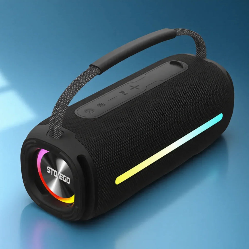 Outdoor Portable Bluetooth 53 Wireless Speaker IPX6 Waterproof High Power Audio RGB Lantern Subwoofer Lootquake LLC