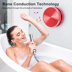 Bluetooth Bone Conduction Speaker Stereo Bass Portable Small Wireless Speaker with Suction Cup for Bathroom Outdoor Lootquake LLC