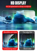 9D Full Cover Tempered Glass For iPhone 14 Plus 13 12 11 Pro Max mini Screen Protector iPhone X XR XS Max Protective Film 9H Tempered Glass Film Case-Friendly Screen Protector for iPhone Stevvex