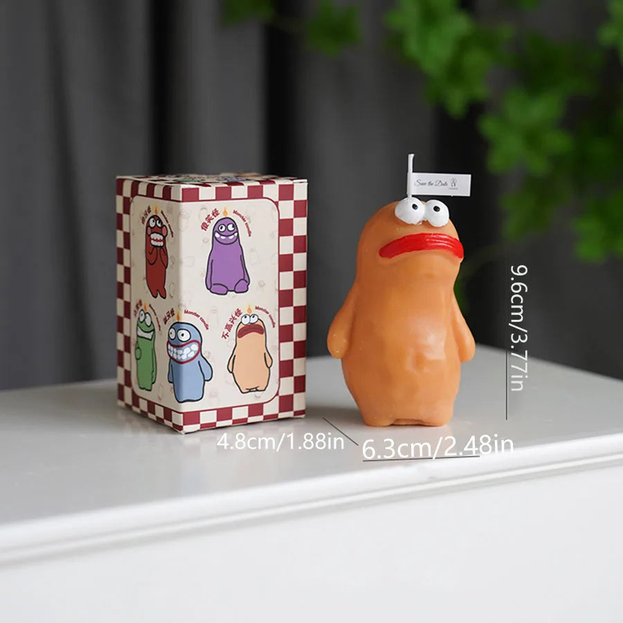 Mud Man Monster Aromatherapy Candle Funny Ugly Cute Aroma Birthday Gift Companion Gift Cartoon Shaped Candle Ornament Lootquake LLC