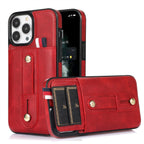 Luxury Leather Phone Case For iPhone 14 13 12 Mini 11 Pro X XS Max XR Business Elegant Men Wallet Card Slot Cover Wallet Case With Card Holder PU Leather iPhone Case Stevvex