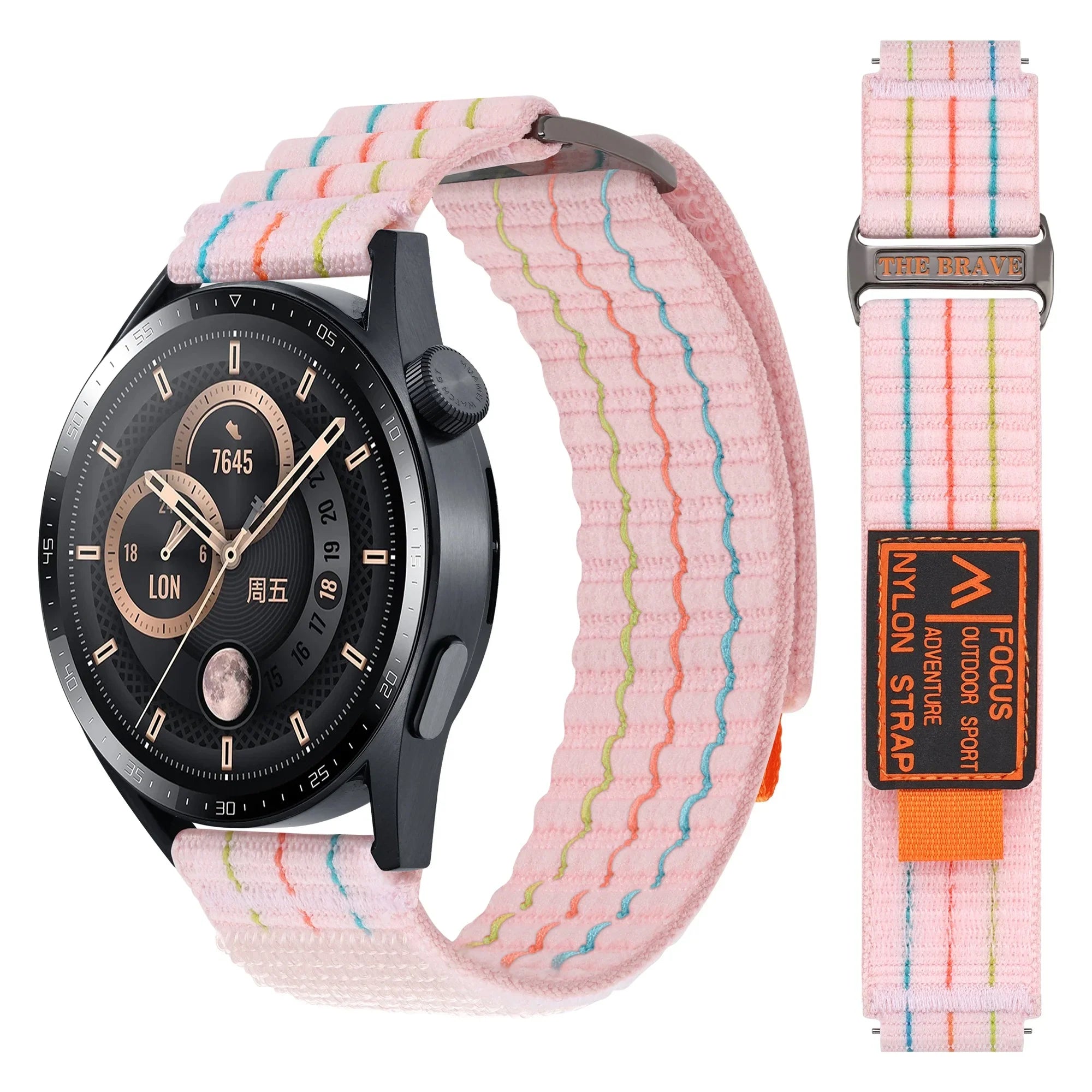 Polar Trail Loop Nylon Watch Band For Smartwatch - Durable Comfort