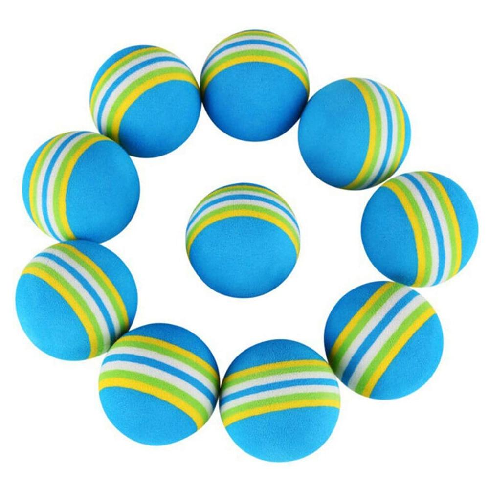 10pcs Cat Toy Balls Interactive for Indoor Cat Red Rainbow Soft Foam Puppies Toy Balls Activity Chase Quiet Play Sponge Ball  Toy Balls for Dog Puppies Kittens Stevvex