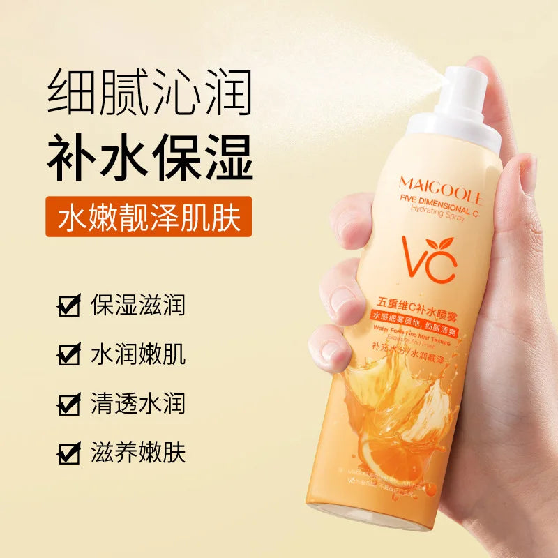 Vitamin C Hydrating Spray Refreshing Makeup Front Base Soothing Moisturizing Vitamin C Hydrating Spray Lootquake LLC