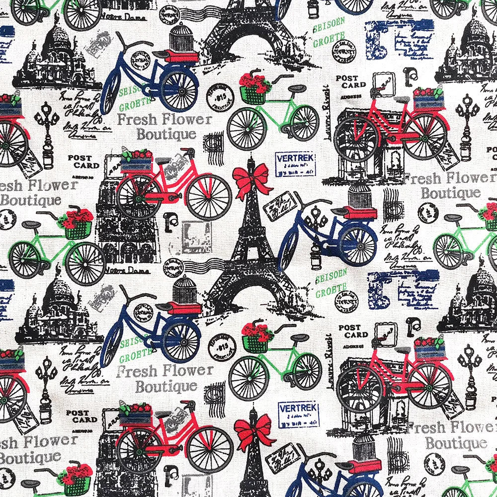 Newspaper Printed Fabric Quilting Cloth Cotton Linen For DIY Sewing Tablecloth Cushion Placemat Storage Bag Handicraft Materials Lootquake LLC