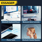 Essager USB Bluetooth 5.3 Adapter Aux Audio Receiver Transmitter For PC Speaker Laptop soundbox Wireless Mouse USB Transmitter Lootquake LLC