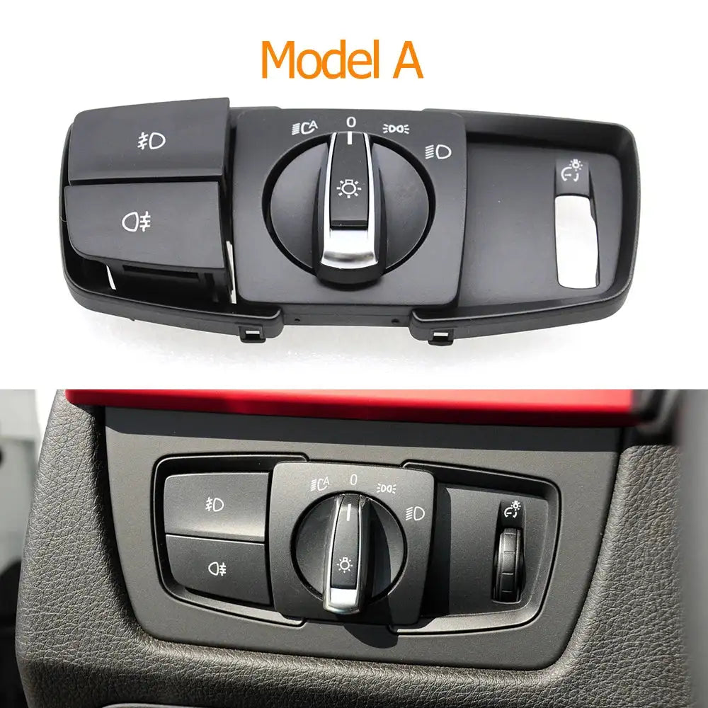 Dashboard Headlamp Headlight Switch Rotary Button Cover Panel Replacement For BMW 1 2 3 4 Series F20 F21 F22 F23 F30 F34 F32 F36