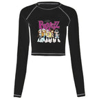 Women's Y2K Gothic Cartoon Print T-Shirt Trendy