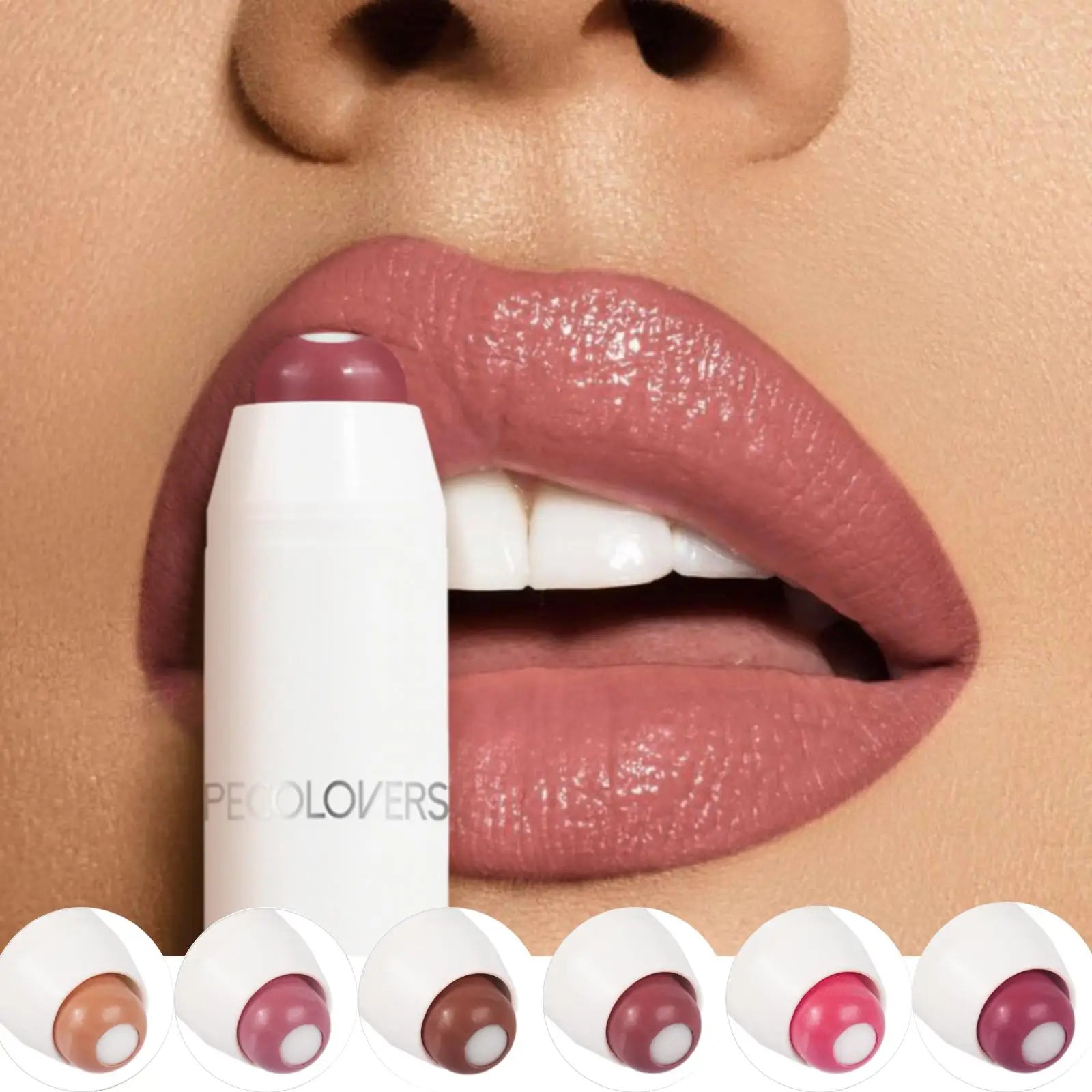 2-in-1 Nude Lipstick Matte Red Lip Balm Moisturizing 6 Colors Sandwich Lipstick Waterproof Long Lasting Non-stick Cup Lip Stick Lootquake LLC