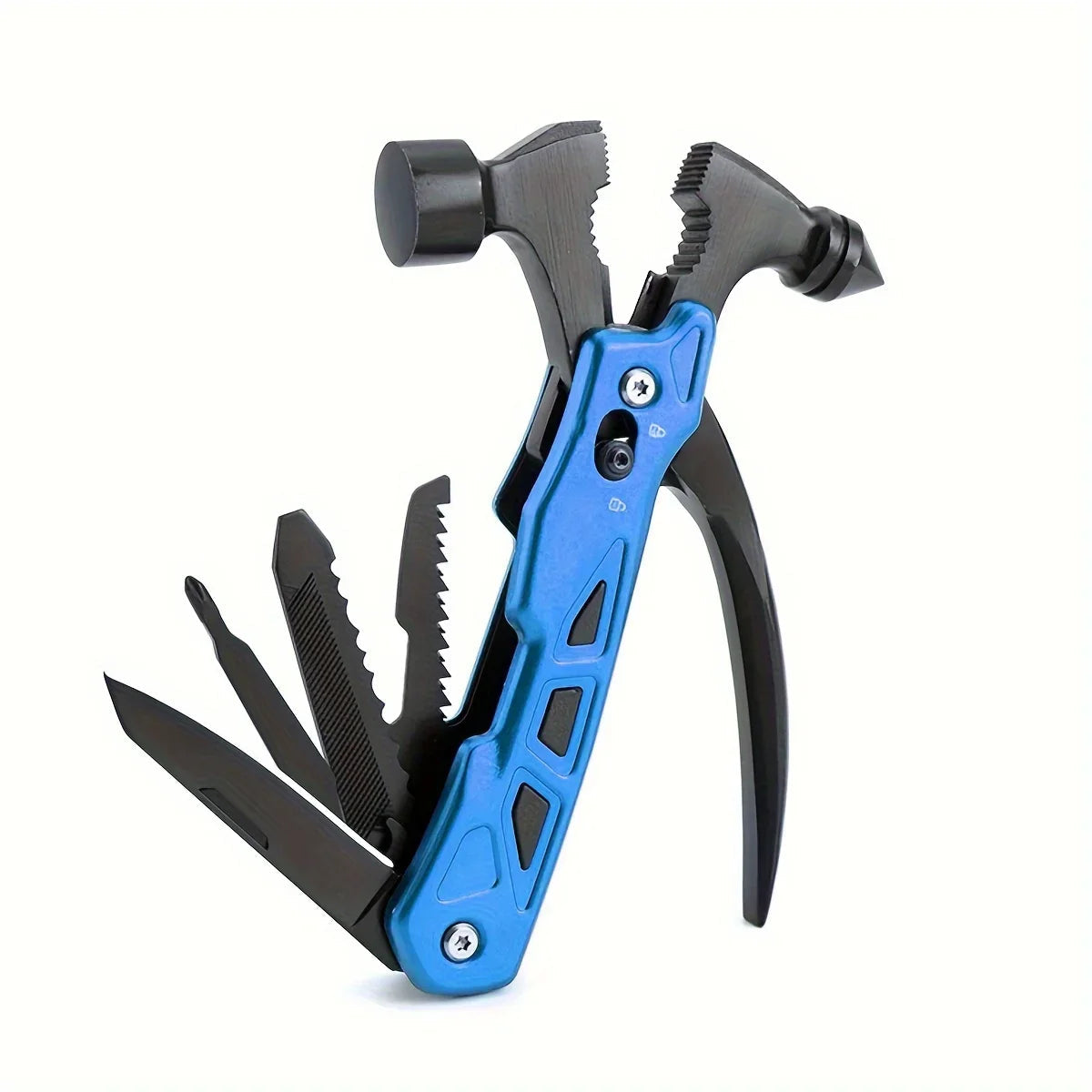 TrailMaster: Compact Multitool & Tactical Hammer THRIXINE