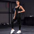 FlexiFit Backless Bodycon Yoga Jumpsuit THRIXINE