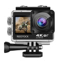 Action Camera 4K/30FPS with Dual Screens Underwater Waterproof Camera with Remote Control  WiFi Helmet Sports Video Recorder Lootquake LLC