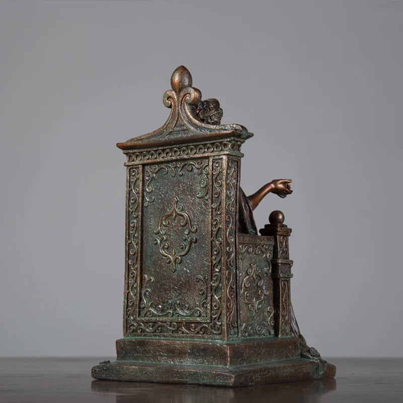 In Stock Fortuna Scuplture Statue of Tyche Greek Mythology Lucky Wealth Figurines Antique Ornament Home Decor Office Lootquake LLC