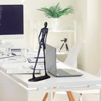 30cm Giacometti Sculpture Bronze Walking Man Statue Abstract Skeleton Hot Casting Art Figurine Famous Replica Crafts Home Decor