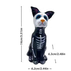 Halloween Home Decorations Dog Cat Ornament Spooky Halloween Haunted House Decor Ghost Cat Dog Ornament Sculpture for Home Lootquake LLC