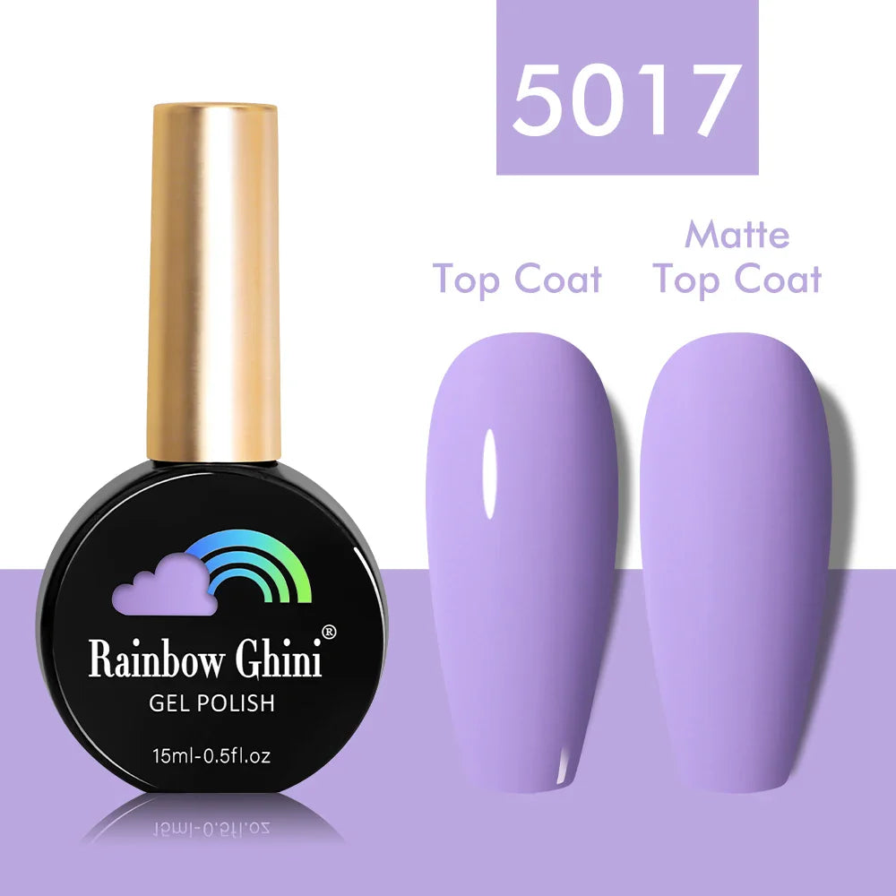 Rainbow Ghini UV LED Glitter Purple Gel Nail Polish 15ml Manicure Art Accessories Nail Glue Supplies for Professionals Varnishes Lootquake LLC