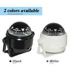 Navigation Car Compass For Marine Car Boat Pivoting Electronic LED Light Guide Ball Vehicle Navigation Tool Compass Accessories