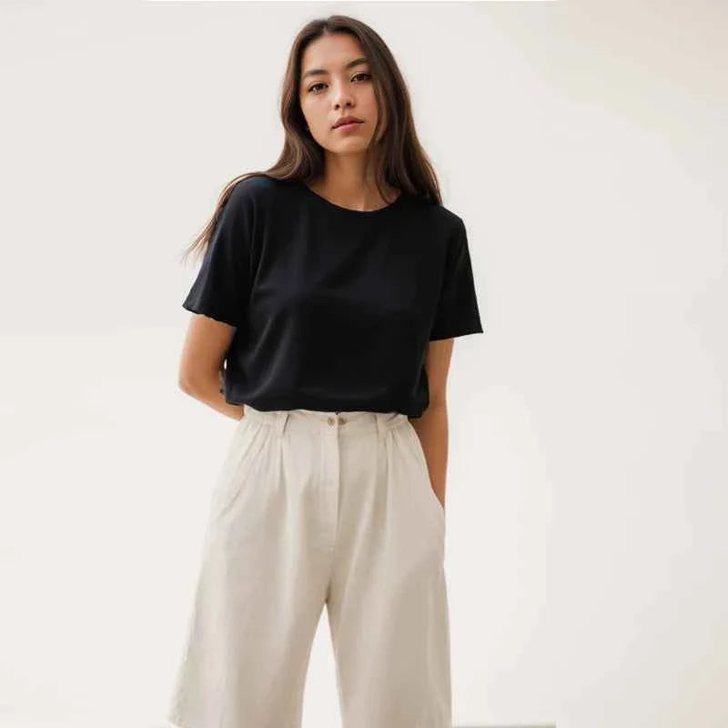 YEAE Cotton Classic: Versatile Heavy Tee THRIXINE