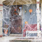 Halloween Decoration Party Accessories Decorations for Events Scream Festa Spider Web Black Outdoor Props Haunted House Spider Lootquake LLC