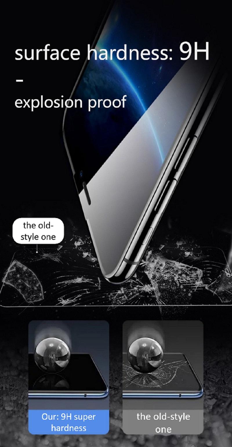 Edge to Edge Coverage Screen Protector for iPhone 14 Pro Max 12 13 Dust Free Phone Screen Protector Glass With Install  Proof Without Bubbles Stevvex
