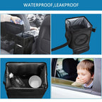 Waterproof Car Trash Can Bin, Acessórios Auto Organizer, Lixo Dump, Bolsos de armazenamento de carros, Closeable, portátil