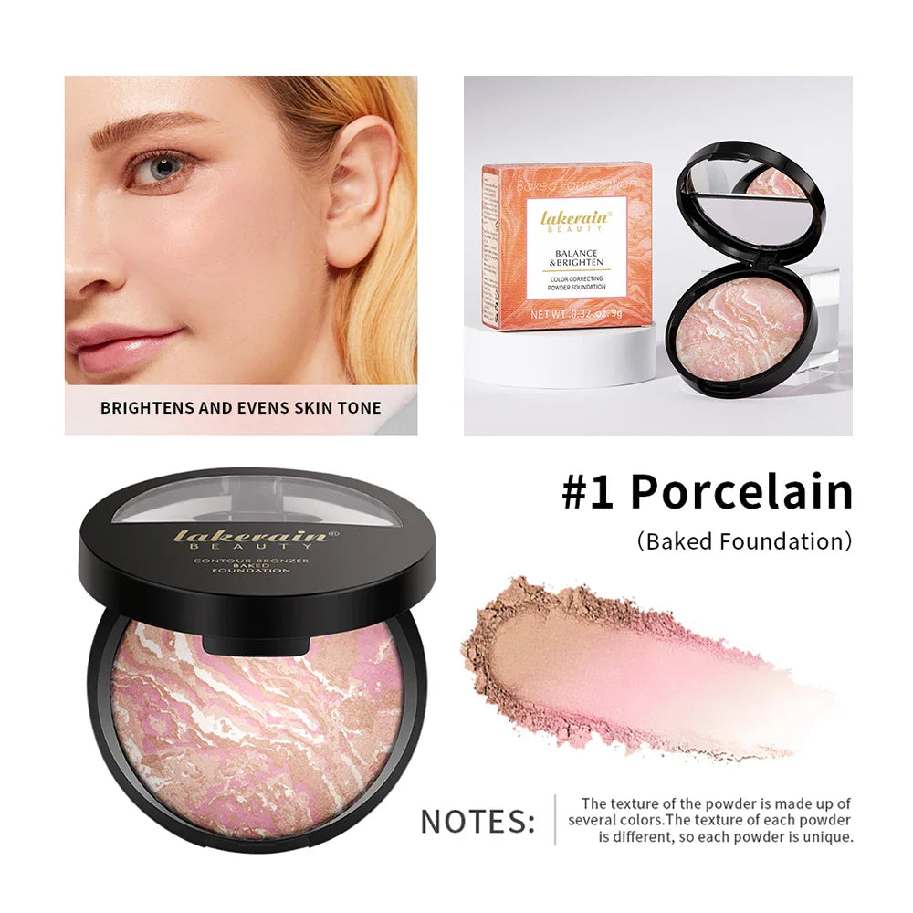 Matte Loose Powder Waterproof Oil-control Matte Full Coverage Face Makeup Makeup Setting Loose Powder Baked Powder Foundation Lootquake LLC