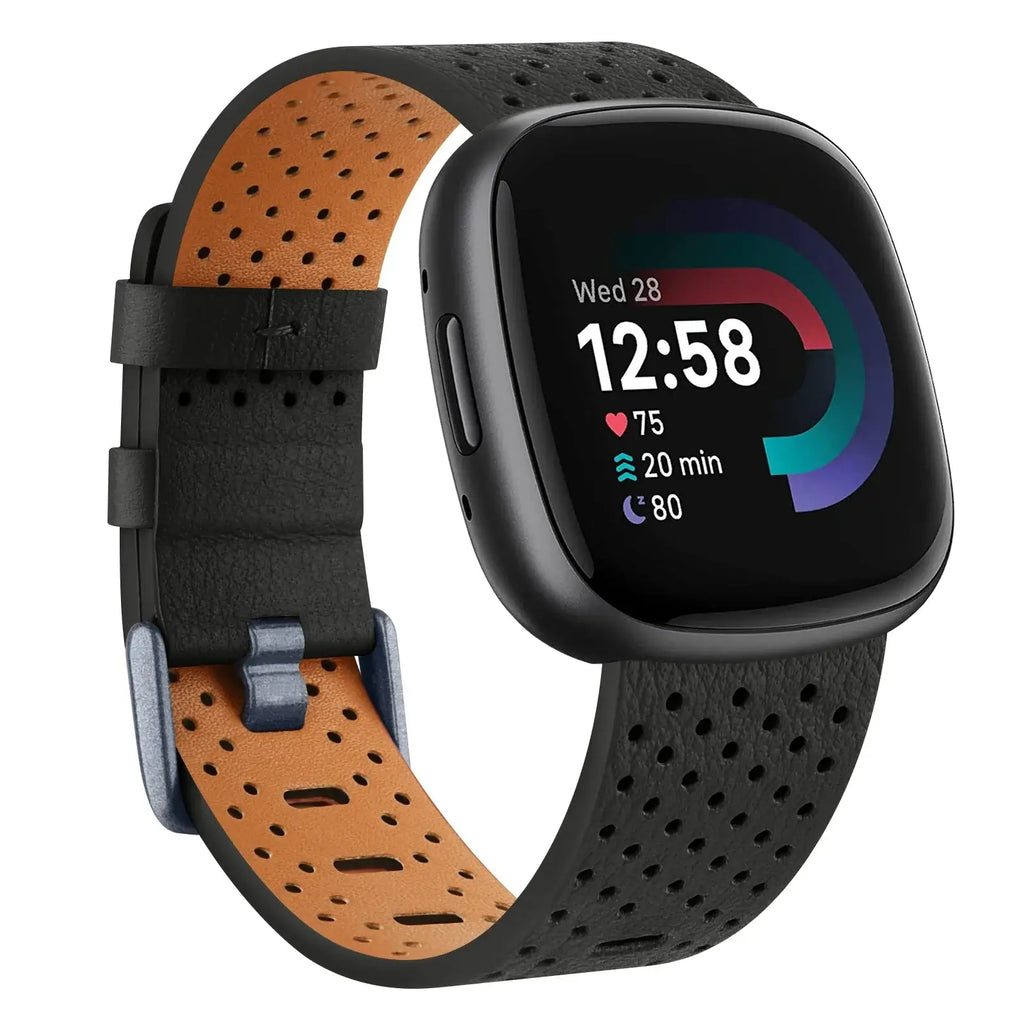 Fitbit Versa & Sense Leather Band - Stylish & Durable Design - SJB-DIAMOND ELITES