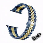 Apple Watch Stainless Steel Strap - Elegant Durable Design - SJB-DIAMOND ELITES