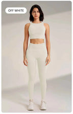 Women's High Waisted Leggings and Top THRIXINE