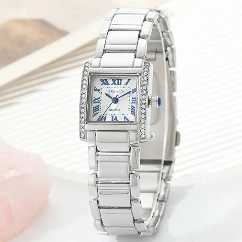 New Fashion Roman Scale Women Watches Luxury Ladies Wristwatch Quartz Watch Rhinestone Men Women Watches Relogio Feminino Clocks