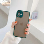 Simple White Camera Shockproof Silicone Phone Case For iPhone 13 Pro Max 14 Pro Protect Cover For Men Modern Translucent Back Cover Mobile case Compatible with iPhone Stevvex