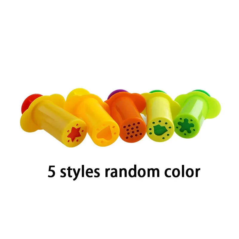 Dough Extruders Plasticine Molds Children DIY Handcraft Toys Accessories Multiple Shapes Model Play Dough Tools Kit Kids Gifts Lootquake LLC