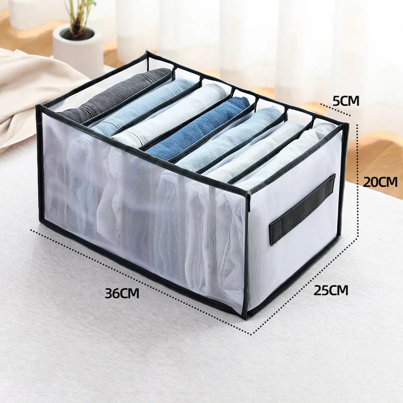 Fabric Underwear Bra Storage Box Underwear Sorting Box Panty Socks Compartment Storage Box Drawer Organizer Home Storage