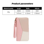 Fashion Zipper Wallets Womens Long Purses Handbags Coin Purse Cards Holder PU Leather Billfold Wallet Lootquake LLC