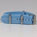 Polar Watch Band Nylon Elastic Strap Unisex Military Style Blue Red
