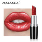 Fine Glitter Lipstick, Quicksand Gold Lipstick Non-sticky Non-fading Lipstick Pearlescent Long-lasting Silky Mermaid Lipstick Lootquake LLC