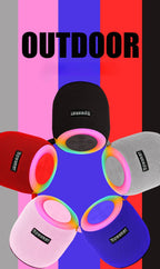 Outdoor portable wireless Bluetooth speaker, subwoofer, car and home with colorful lights, atmospheric small mini speaker Lootquake LLC