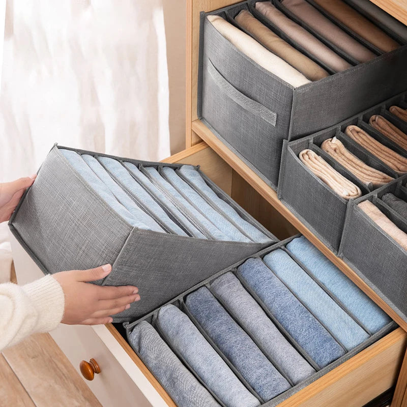 Clothes Storage Box Underwear Bra Organizer Storage Box Wardrobe Organizer Drawers Separator Boxes Home Storage Supplies Lootquake LLC