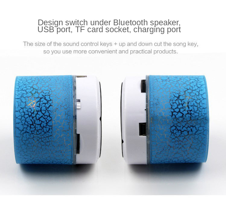 Bluetooth Mini Speaker Wireless Speaker Colorful LED TF Card USB Subwoofer Portable MP3 Music Sound Column For PC Phone Lootquake LLC