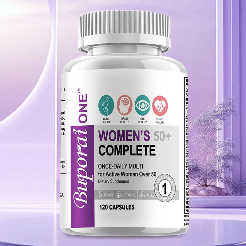 Women’s 50+ Complete Multivitamin - Supports Mental Clarity, Focus and Memory, Improves Digestion and Relieves Stress Lootquake LLC
