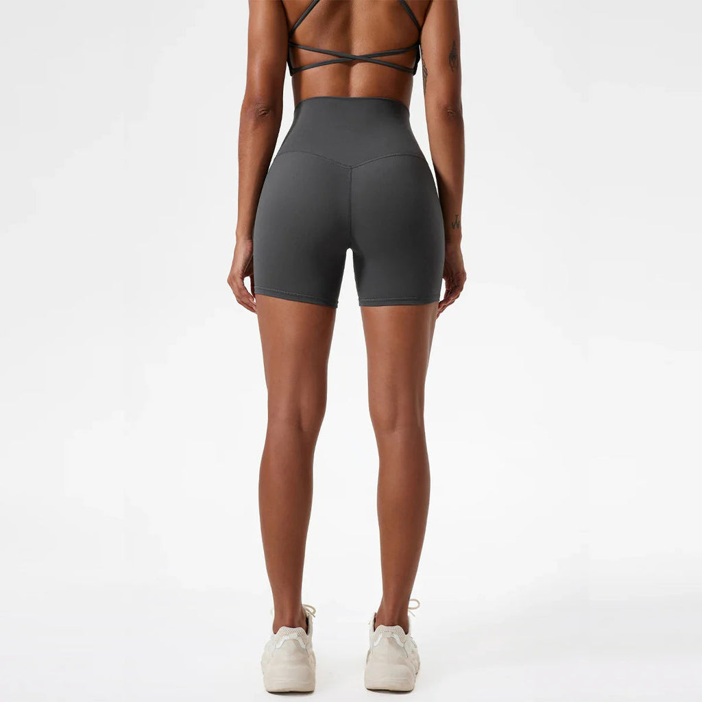 Ultra Comfort High-Waist Yoga Shorts THRIXINE