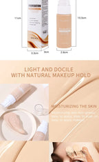 Liquid Foundation Effective Concealer Waterproof Sweat-resistant Makeup Professional Cosmetics Lootquake LLC