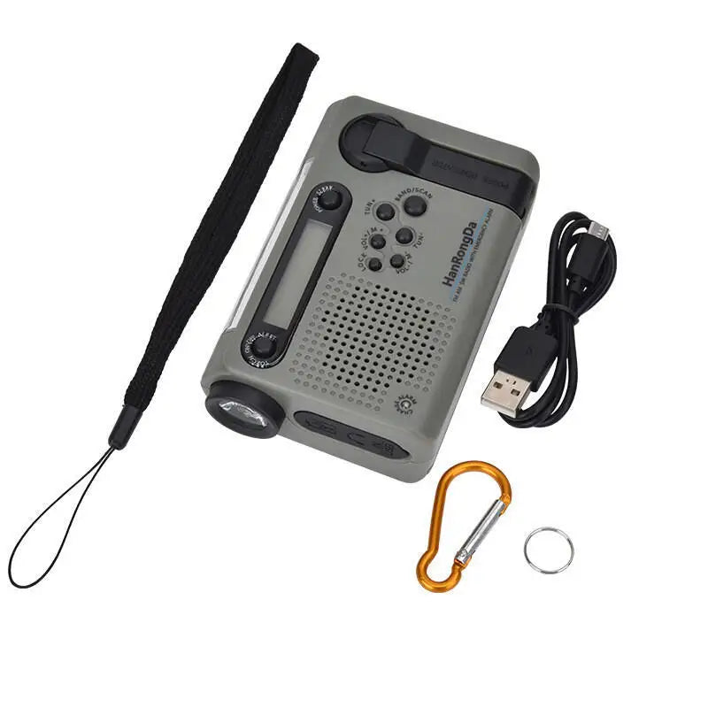 SolarWave 2000: 3-in-1 Crank Radio & Power Bank THRIXINE