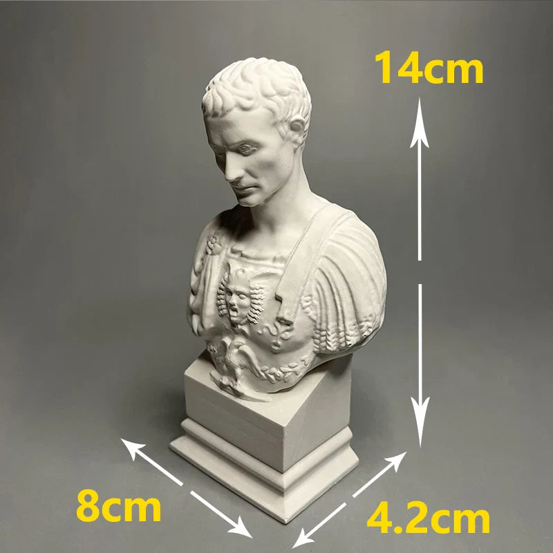 Caesar plaster statue sculpture bust personality niche creative model ornaments museum replica art