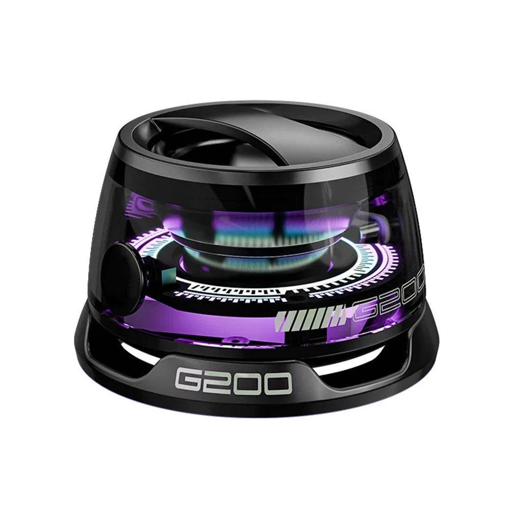 Mini Portable Bluetooth Speaker G200 RGB Color Light Magnetic Speaker BT5.3 Small Sound Box Phone Holder Wireless Loudspeaker Lootquake LLC