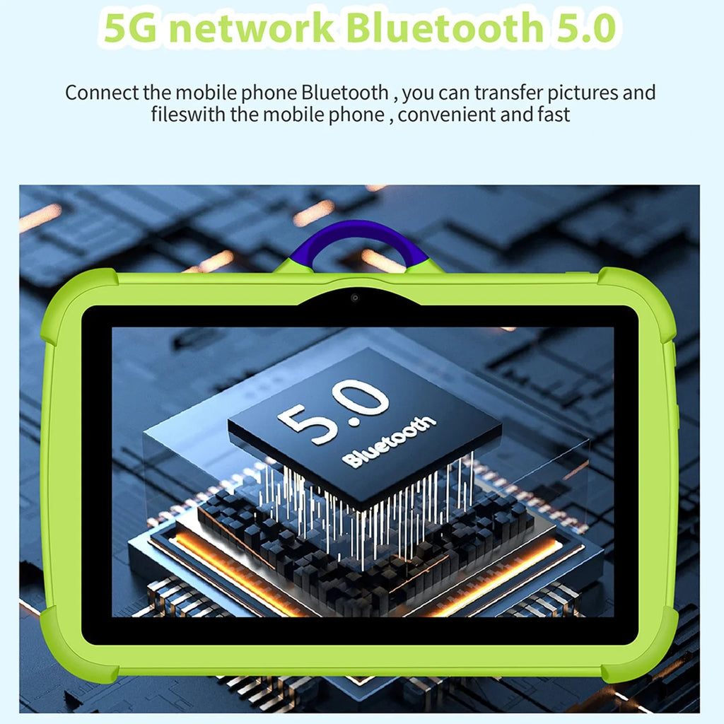 2025 New 5G WiFi 7 Inch Tablet For Children Learning Education Kids' tablets Quad Core 4GB RAM 64GB ROM Dual Cameras Android 13 Lootquake LLC