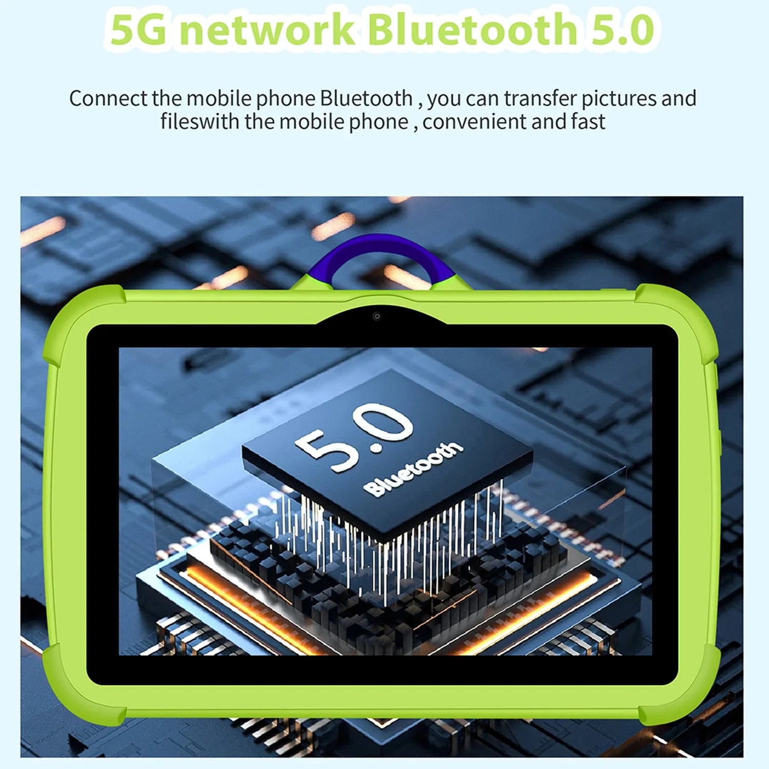 2025 New 5G WiFi 7 Inch Tablet For Children Learning Education Kids' tablets Quad Core 4GB RAM 64GB ROM Dual Cameras Android 13 Lootquake LLC