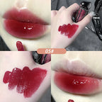 Dark Purple Lip Gloss Water Light Long Lasting Clear Moisturize Mirror Pink Peach Lip Tint Non Stick Cup Liquid Lipstick Makeup